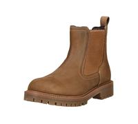 Stiefelette BAGATT "BAGATT Stiefelette Veloursleder/Textil", Damen, Gr. 36, hellbraun, Textil, Veloursleder, Schuhe Stiefelette (93470603-36) hellbraun