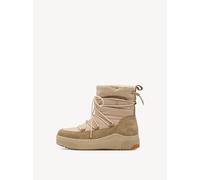 TAMARIS COMFORT Damen Winterstiefeletten zum Schnüren Gefüttert Wasserabweisend, Beige (Beige), 37 EU