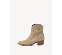 Tamaris Damen Boots Leder, beige, 38 EU