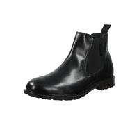 Stiefelette BUGATTI "bugatti Stiefelette Glattleder", Damen, Gr. 44, schwarz, Glattleder, Schuhe Stiefelette (27931924-44) schwarz