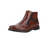 Stiefelette BUGATTI "bugatti Stiefelette Leder", Damen, Gr. 42, braun (cognac), Leder, Schuhe Stiefelette (34016737-42) cognac