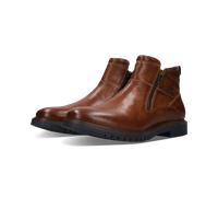 Stiefelette BUGATTI, Herren, Gr. 40, braun (cognac), Lederimitat, Schuhe Stiefelette, Klassik-Boots mit zwei Reißverschlüssen (73223827-40) cognac