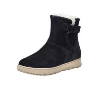 Stiefelette CAMEL ACTIVE "camel active Stiefelette Veloursleder", Damen, Gr. 38, blau, Veloursleder, Schuhe Stiefelette (32618244-38)