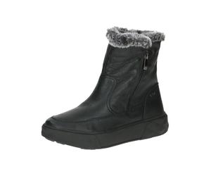Stiefelette CAPRICE "Caprice Stiefelette Leder/Textil", Damen, Gr. 39, schwarz, Leder, Textil, Schuhe Stiefelette (13088762-39) schwarz