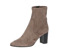 CAPRICE Damen Stiefeletten mit Absatz Spitz Vegan, Braun (Taupe Stretch), 41 EU