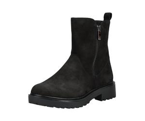 Stiefelette CAPRICE "Caprice Stiefelette Veloursleder", Damen, Gr. 39, schwarz, Veloursleder, Schuhe Stiefelette (70535310-39) schwarz