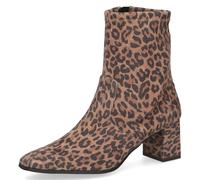 Stiefelette CAPRICE, Damen, Gr. 37, leomuster, Textil, Schuhe Stiefelette, Abendschuh, Businesschuh mit praktischem Reißverschluss (73266355-37)