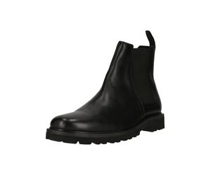 Stiefelette CLARKS "Berwick Easy", Herren, Gr. 46, schwarz, Leder, Schuhe Stiefelette, mit besonders weichem Fußbett (43936158-46) schwarz