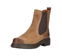Stiefelette CLARKS "Clarks Stiefelette Leder/Textil", Damen, Gr. 38, walnut, Leder, Textil, Schuhe (65393321-38) walnut