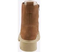 Stiefelette HEINE, Damen, Gr. 39, cognac, Leder, Rindsleder, Veloursleder, Schuhe Stiefelette (98372352-39) cognac