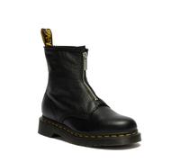 Stiefelette DR. MARTENS "1460 FZ", Damen, Gr. 38, schwarz, Leder, Schuhe Stiefelette, Blockabsatz, Plateau, Chunky Boots mit typischer Rahmennaht (39410352-38) schwarz