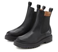 Stiefelette ELBSAND "Chelseaboots, Schlupfstiefel, Bikerboots, Sommerstiefelette", Damen, Gr. 40, schwarz, Obermaterial: 100% Rindsleder. Decksohle: 100% Synthetik. Futter: 100% Synthetik. Laufsohle: