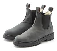 Stiefelette ELBSAND, Damen, Gr. 36, grau (anthrazit), Obermaterial: 100% Rindsleder. Decksohle: 100% Textilmaterial. Futter: 50% Polyacryl, 50% Polyester. Laufsohle: 100% Synthetik, unifarben, Schuhe