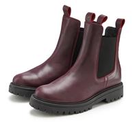 Stiefelette ELBSAND, Damen, Gr. 41, rot (bordeaux), Obermaterial: 100% Rindsleder. Decksohle: 100% Synthetik. Futter: 100% Synthetik. Laufsohle: 100% Synthetik, unifarben, Schuhe Stiefelette, Chelseab