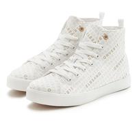 Sneaker ELBSAND "Textilschuhe, Schnürschuh", Damen, Gr. 37, weiß, Obermaterial: 100% Textilmaterial. Decksohle: 100% Textilmaterial. Futter: 100% Textilmaterial. Laufsohle: 100% Synthetik, bedruckt, S