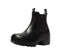 Stiefelette FLY LONDON "Fly London Stiefelette Leder", Damen, Gr. 39, schwarz, Leder, Schuhe Stiefelette (47744225-39) schwarz