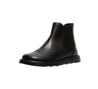 Stiefelette FLY LONDON "Fly London Stiefelette Leder/Textil", Damen, Gr. 38, schwarz, Leder, Textil, Schuhe Stiefelette (32263707-38) schwarz