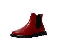 Stiefelette FLY LONDON "Fly London Stiefelette Leder/Textil", Damen, Gr. 40, rot, Leder, Textil, Schuhe Stiefelette (87146143-40) rot