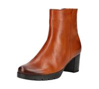Stiefelette GABOR COMFORT "Gabor Comfort Stiefelette Leder", Damen, Gr. 41, braun (cognac), Leder, Schuhe Stiefelette (57040733-41) cognac