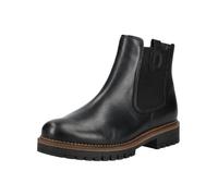 Stiefelette GABOR COMFORT "Gabor Comfort Stiefelette Leder/Textil", Damen, Gr. 38,5, schwarz, Leder, Textil, Schuhe Stiefelette (47536710-38,5) schwarz