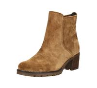 Stiefelette GABOR COMFORT "Gabor Comfort Stiefelette Veloursleder", Damen, Gr. 37,5, cognac, Veloursleder, Schuhe Stiefelette (58652642-37,5) cognac