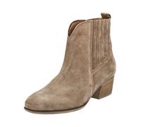 Stiefelette GABOR COMFORT "Gabor Comfort Stiefelette Veloursleder", Damen, Gr. 37, hellbraun, Veloursleder, Schuhe Stiefelette (78197752-37)