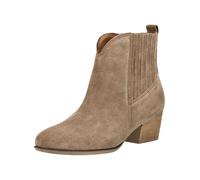 Stiefelette GABOR COMFORT "Gabor Comfort Stiefelette Veloursleder", Damen, Gr. 40,5, beige, Veloursleder, Schuhe Stiefelette (94091103-40,5)