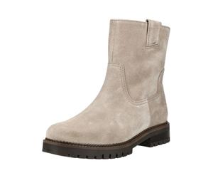 Stiefelette GABOR COMFORT "Gabor Comfort Stiefelette Veloursleder", Damen, Gr. 40,5, beige, Veloursleder, Schuhe Stiefelette (71027948-40,5) beige