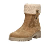 Stiefelette GABOR COMFORT "Gabor Comfort Stiefelette Veloursleder", Damen, Gr. 40,5, braun, Veloursleder, Schuhe Stiefelette (90647502-40,5) braun