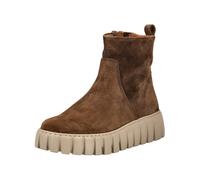 Stiefelette GABOR COMFORT "Gabor Comfort Stiefelette Veloursleder", Damen, Gr. 40, whisky, Veloursleder, Schuhe Stiefelette (65675445-40) whisky