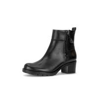 Stiefelette GABOR, Damen, Gr. 35, schwarz, Kalbsleder, unifarben, Schuhe Stiefelette, Blockabsatz, Boots mit Zierreißverschluss, normale Weite (95102803-35) schwarz