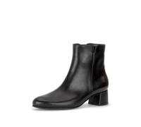 Stiefelette GABOR, Damen, Gr. 37, schwarz, Kalbsleder, unifarben, Schuhe Stiefelette, Blockabsatz, Ankleboots mit praktischem Reißverschluss, schmale Form (84012356-37) schwarz