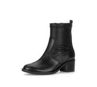 Stiefelette GABOR, Damen, Gr. 38, schwarz, Kalbsleder, Lederimitat, unifarben, Schuhe Stiefelette, Blockabsatz, Business-Stiefelette in Schuhweite G (= weit) (66035228-38) schwarz