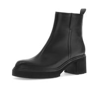 Stiefelette GABOR, Damen, Gr. 39, schwarz, Kalbsleder, unifarben, Schuhe Stiefelette, Blockabsatz, Ankleboots, Businessboots mit dezenten Ziernähten (25670328-39) schwarz