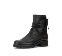 Stiefelette GABOR, Damen, Gr. 43, schwarz, Schuhe Stiefelette, Blockabsatz, Businessboots mit Zierreißverschluss außen, G-Weite (78898720-43) schwarz
