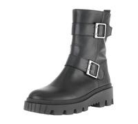 Gabor Damen Biker Boots, Frauen Stiefeletten,Best Fitting,uebergangsstiefel,Winterstiefeletten,Winterschuhe,schwarz(Altsilber),40 EU / 6.5 UK