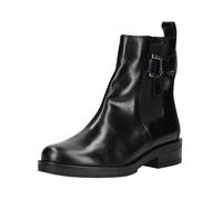 Gabor Stiefelette Chelsea-Boots Leder/Textil Schwarz (Gold) flach Größe 40 EU / 6.5 UK