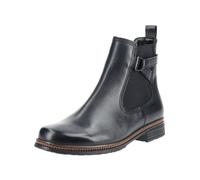 Stiefelette GABOR "Gabor Stiefelette Leder/Textil", Damen, Gr. 42,5, schwarz (dunkelblau), Leder, Textil, Schuhe Stiefelette (71105462-42,5) dunkelblau