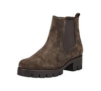 Stiefelette GABOR "Gabor Stiefelette Veloursleder", Damen, Gr. 37,5, braun, Veloursleder, Schuhe Stiefelette (58295764-37,5) braun