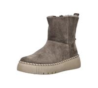 Stiefelette GABOR "Gabor Stiefelette Veloursleder", Damen, Gr. 39, braun, grau, Veloursleder, Schuhe Stiefelette (94879841-39) braun, grau