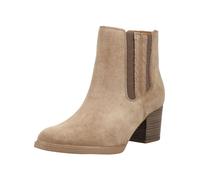 Stiefelette GABOR "Gabor Stiefelette Veloursleder/Textil", Damen, Gr. 39, beige (hellbeige), Textil, Veloursleder, Schuhe Stiefelette (56714255-39) hellbeige