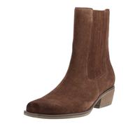 Stiefelette GABOR "Gabor Stiefelette Veloursleder/Textil", Damen, Gr. 39, braun (cacao), Schuhe Stiefelette (61844359-39) cacao