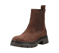 Stiefelette GABOR "Gabor Stiefelette Veloursleder/Textil", Damen, Gr. 40, braun (cacao), Schuhe Stiefelette (88005343-40) cacao