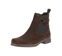 Stiefelette GABOR "Gabor Stiefelette Veloursleder/Textil", Damen, Gr. 40, braun (mocca), Textil, Veloursleder, Schuhe Stiefelette (32557300-40) mocca