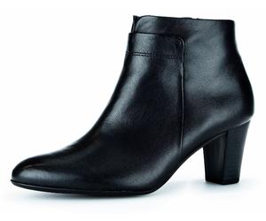 Stiefelette GABOR "Nizza", Damen, Gr. 42, schwarz, Nappaleder, unifarben, Schuhe Stiefelette, mit Innenreißverschluss, Topseller (62193109-42) schwarz