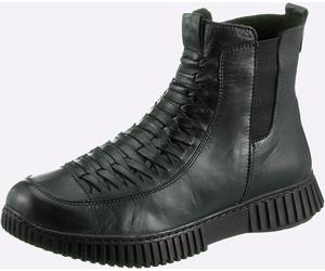 Stiefelette GEMINI, Damen, Gr. 36, moos, Glattleder, Schuhe Stiefelette (38161609-36) moos