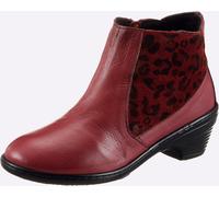 Stiefelette GEMINI, Damen, Gr. 37, rot (bordeaux), Glattleder, Schuhe Stiefelette (66971738-37) bordeaux