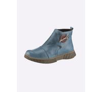 Stiefelette GEMINI, Damen, Gr. 38, blau (taubenblau), Glattleder, Schuhe Stiefelette (63965546-38) taubenblau