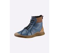 Stiefelette GEMINI, Damen, Gr. 40, blau (jeansblau), Glattleder, Schuhe Stiefelette (47448718-40) jeansblau