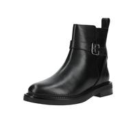 Stiefelette GEOX "Geox Stiefelette Glattleder", Damen, Gr. 37, schwarz, Glattleder, Schuhe Stiefelette (62106109-37) schwarz